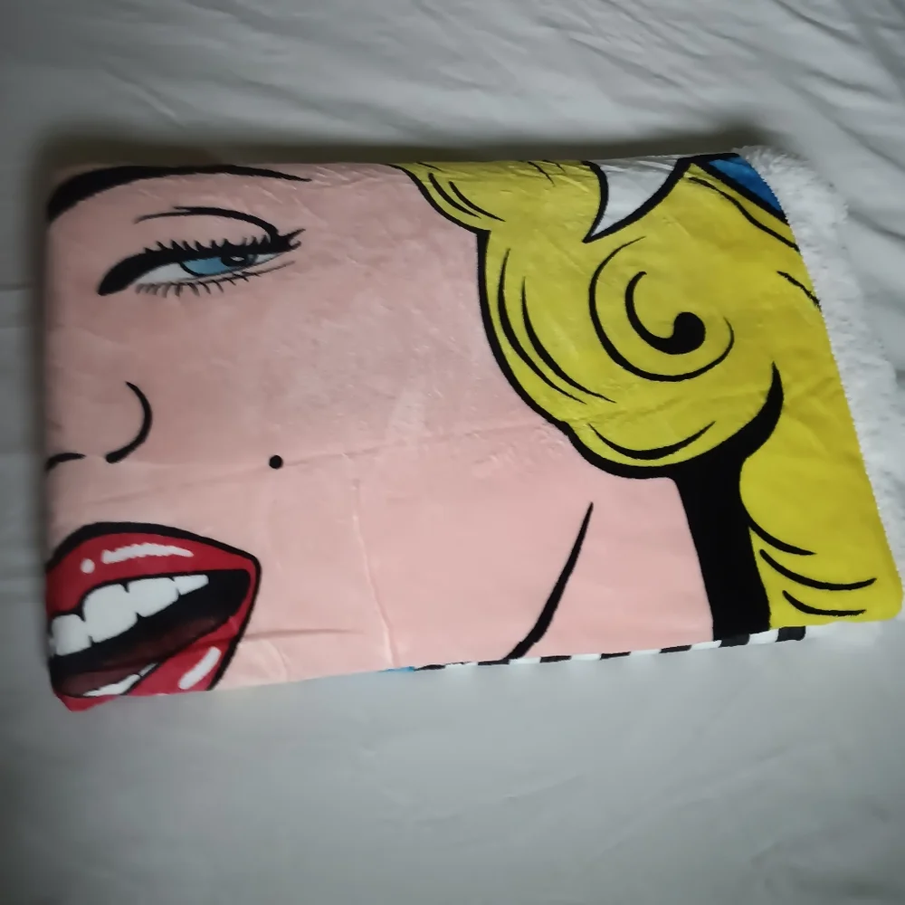 Marilyn Monroe Pop Art Soft And Comfy Big Throw Blanket Bedsure 100% Polyester
